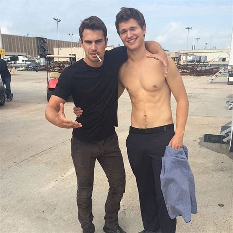 Here Is Even More Shirtless Theo James From .